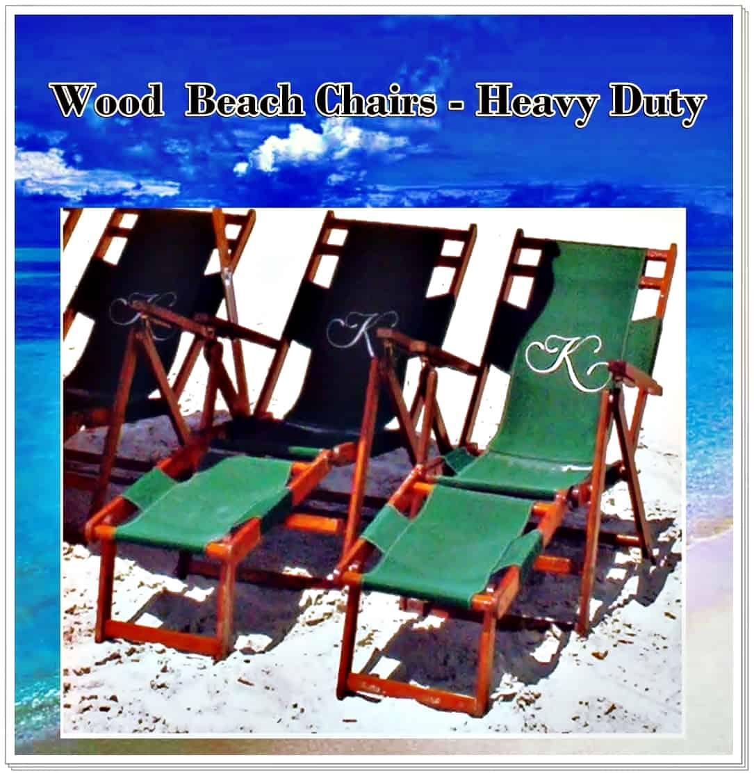 Wood Beach Chair 